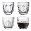 La Rochère Bols, Tasses Et Mugs Boîte De 4 Tasses à Expresso Troquet En Verre Transparent -Bols, tasses et mugs Soldes Magasin boite de 4 tasses a expresso troquet en verre transparent