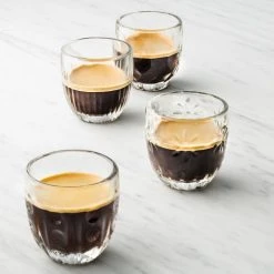 La Rochère Bols, Tasses Et Mugs Boîte De 4 Tasses à Expresso Troquet En Verre Transparent -Bols, tasses et mugs Soldes Magasin boite de 4 tasses a expresso troquet en verre transparent 2