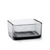 Serax Bols, Tasses Et Mugs Bol Carré En Verre Fumé Gris 12x12cm -Bols, tasses et mugs Soldes Magasin bol carre en verre fume gris 12x12cm