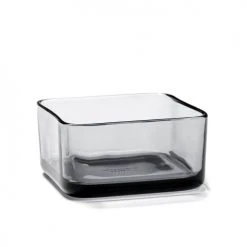 Serax Bols, Tasses Et Mugs Bol Carré En Verre Fumé Gris 12x12cm