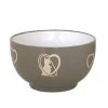 Faye Bols, Tasses Et Mugs Bol En Céramique Chat Taupe Et Blanc -Bols, tasses et mugs Soldes Magasin bol en ceramique chat taupe et blanc