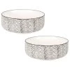 Maisons Du Monde Bols, Tasses Et Mugs Bol En Grès Blanc Motifs Vagues Noires - Lot De 2 -Bols, tasses et mugs Soldes Magasin bol en gres blanc motifs vagues noires 1000 2 29 214746 3