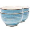 Kare Design Bols, Tasses Et Mugs Bol En Grès Bleu D14 - Lot De 4 -Bols, tasses et mugs Soldes Magasin bol en gres bleu d14 lot de 4