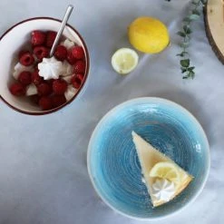 Kare Design Bols, Tasses Et Mugs Bol En Grès Bleu D14 - Lot De 4 -Bols, tasses et mugs Soldes Magasin bol en gres bleu d14 lot de 4 2