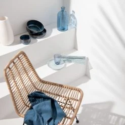 Maisons Du Monde Bols, Tasses Et Mugs Bol En Grès Bleu Et Marron - Lot De 2 -Bols, tasses et mugs Soldes Magasin bol en gres bleu et marron 1000 6 6 213985 4