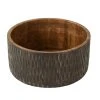 LANADECO Bols, Tasses Et Mugs Bol En Manguier Marron/noir D30cm -Bols, tasses et mugs Soldes Magasin bol en manguier marron noir d30cm