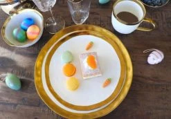 Kare Design Bols, Tasses Et Mugs Bol En Porcelaine Blanche Et Dorée D15 -Bols, tasses et mugs Soldes Magasin bol en porcelaine blanche et doree d15 3