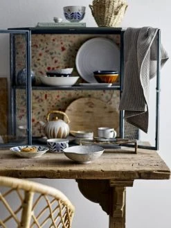 Bloomingville Bols, Tasses Et Mugs Bol En Porcelaine Bleu -Bols, tasses et mugs Soldes Magasin bol en porcelaine bleu 4