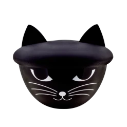 Pylones Bols, Tasses Et Mugs Bol Et Couvercle Chat Noir D14cm