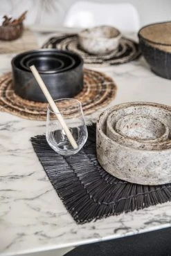 Bazar Bizar Bols, Tasses Et Mugs Bols En Terra-cotta Noire Lot De 3 -Bols, tasses et mugs Soldes Magasin bols en terra cotta noire lot de 3 2