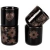 Maisons Du Monde Bols, Tasses Et Mugs Coffret 4 Tasses En Grès Vintage Noir Et Doré -Bols, tasses et mugs Soldes Magasin coffret 4 tasses en gres vintage noir et dore 1000 5 38 228859 1