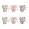 Table Passion Bols, Tasses Et Mugs Coffret 6 Tasses 17 Cl En Grès Multicolore -Bols, tasses et mugs Soldes Magasin coffret 6 tasses 17 cl en gres multicolore
