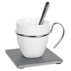 Maisons Du Monde Bols, Tasses Et Mugs Coffret 6 Tasses à Café En Porcelaine Avec Soucoupes + Cuillères -Bols, tasses et mugs Soldes Magasin coffret 6 tasses a cafe en porcelaine avec soucoupes cuilleres 1000 2 23 114208 2