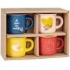 Maisons Du Monde Bols, Tasses Et Mugs Coffret Mugs (x4) En Porcelaine Avec Inscriptions Multicolores -Bols, tasses et mugs Soldes Magasin coffret mugs x4 en porcelaine avec inscriptions multicolores 1000 6 36 223896 1