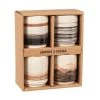 Maisons Du Monde Bols, Tasses Et Mugs Coffret Tasses En Grès Beige, Noir Et Marron (x4) -Bols, tasses et mugs Soldes Magasin coffret tasses en gres beige noir et marron x4 1000 2 35 228856 1