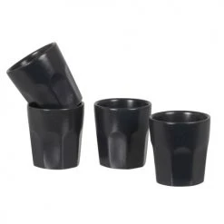 Maisons Du Monde Bols, Tasses Et Mugs Coffret Tasses (x4) En Grès Gris -Bols, tasses et mugs Soldes Magasin coffret tasses x4 en gres gris 1000 10 3 227963 2