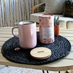 OGO Living Bols, Tasses Et Mugs Coffret Tisanière Thé Oolong à La Pêche En Grès Rose 475 Ml -Bols, tasses et mugs Soldes Magasin coffret tisaniere the oolong a la peche en gres rose 475 ml 2