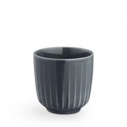 Kähler Design Bols, Tasses Et Mugs Gobelet En Céramique Anthracite 100ml