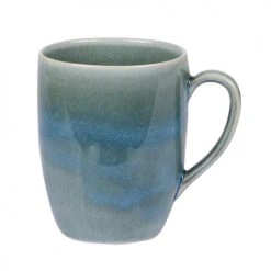 Trend'up Bols, Tasses Et Mugs Lot De 2 - Mug Lagon 34 Cl En Grès Bleu