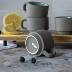 OGO Living Bols, Tasses Et Mugs Lot De 4 Tasses En Grès 10cl -Bols, tasses et mugs Soldes Magasin lot de 4 tasses en gres 10cl 2