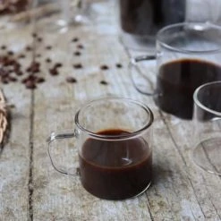 OGO Living Bols, Tasses Et Mugs Lot De 4 Tasses Expresso En Verre Borosilicate 12 Cl -Bols, tasses et mugs Soldes Magasin lot de 4 tasses expresso en verre borosilicate 12 cl 4