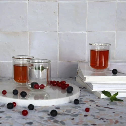 OGO Living Bols, Tasses Et Mugs Lot De 4 Tasses Expresso En Verre Double Paroi 10 Cl 7 OGO Living Bols, Tasses Et Mugs Lot De 4 Tasses Expresso En Verre Double Paroi 10 Cl – Image 5