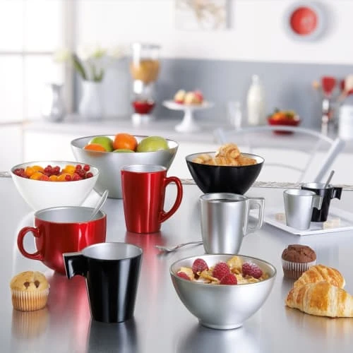 Luminarc Bols, Tasses Et Mugs Mug à Thé Gris 25cl 4 Luminarc Bols, Tasses Et Mugs Mug à Thé Gris 25cl – Image 2