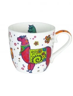 Koenitz Bols, Tasses Et Mugs Mug Animaux Colorés Lama 425ml