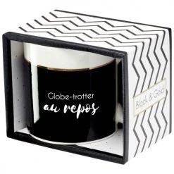 Draeger Paris Bols, Tasses Et Mugs Mug Cadeau Globe Trotteur Au Repos -Bols, tasses et mugs Soldes Magasin mug cadeau globe trotteur au repos 1