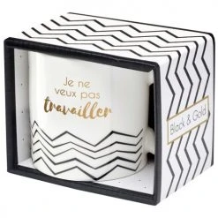 Draeger Paris Bols, Tasses Et Mugs Mug Cadeau Je Ne Veux Pas Travailler -Bols, tasses et mugs Soldes Magasin mug cadeau je ne veux pas travailler 1