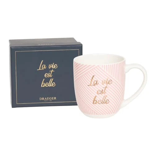 Draeger Paris Bols, Tasses Et Mugs Mug Cadeau - La Vie Est Belle 3 Draeger Paris Bols, Tasses Et Mugs Mug Cadeau - La Vie Est Belle