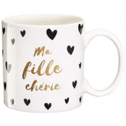 Draeger Paris Bols, Tasses Et Mugs Mug Cadeau Ma Fille Chérie -Bols, tasses et mugs Soldes Magasin mug cadeau ma fille cherie 1