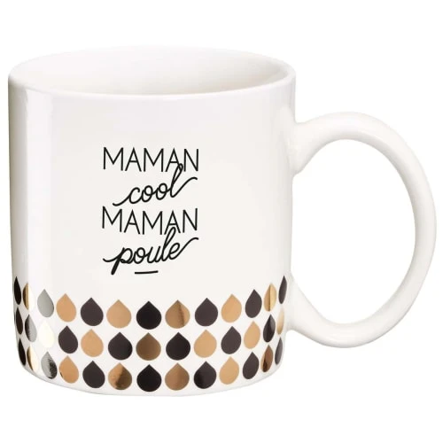 Draeger Paris Bols, Tasses Et Mugs Mug Cadeau Maman Cool, Maman Poule -Bols, tasses et mugs Soldes Magasin mug cadeau maman cool maman poule