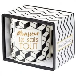 Draeger Paris Bols, Tasses Et Mugs Mug Cadeau Monsieur Je Sais Tout -Bols, tasses et mugs Soldes Magasin mug cadeau monsieur je sais tout 1
