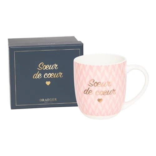 Draeger Paris Bols, Tasses Et Mugs Mug Cadeau - Sœur De Cœur 3 Draeger Paris Bols, Tasses Et Mugs Mug Cadeau - Sœur De Cœur