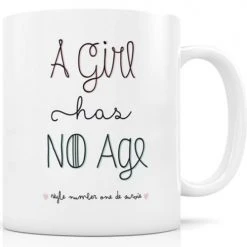 Créa Bisontine Bols, Tasses Et Mugs Mug Céramique A Girl Has No Age