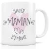 Signature Bols, Tasses Et Mugs Mug Céramique Super Maman D'amour -Bols, tasses et mugs Soldes Magasin mug ceramique super maman d amour