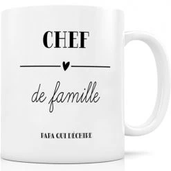Signature Bols, Tasses Et Mugs Mug Chef De Famille