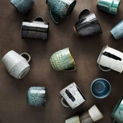 Madam Stoltz Bols, Tasses Et Mugs Mug En Céramique Bleu -Bols, tasses et mugs Soldes Magasin mug en ceramique bleu 2