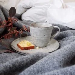 House Doctor Bols, Tasses Et Mugs Mug En Céramique Bleu-gris -Bols, tasses et mugs Soldes Magasin mug en ceramique bleu gris 2