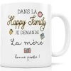 Créa Bisontine Bols, Tasses Et Mugs Mug En Céramique Dans La Happy Family Je Demande La Mère -Bols, tasses et mugs Soldes Magasin mug en ceramique dans la happy family je demande la mere