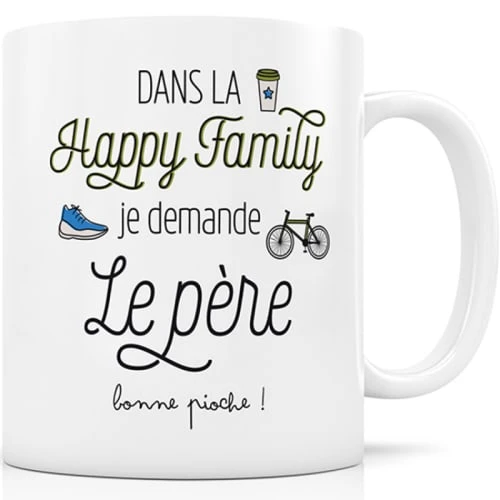 Créa Bisontine Bols, Tasses Et Mugs Mug En Céramique Dans La Happy Family Je Demande Le Père 3 Créa Bisontine Bols, Tasses Et Mugs Mug En Céramique Dans La Happy Family Je Demande Le Père