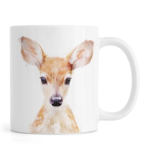 Juniqe Bols, Tasses Et Mugs Mug En Céramique En Blanc & Marron 3 Juniqe Bols, Tasses Et Mugs Mug En Céramique En Blanc & Marron