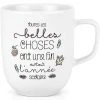 Créa Bisontine Bols, Tasses Et Mugs Mug En Céramique Toutes Les Belles Choses Ont Une Fin... (600 Ml) -Bols, tasses et mugs Soldes Magasin mug en ceramique toutes les belles choses ont une fin 600 ml