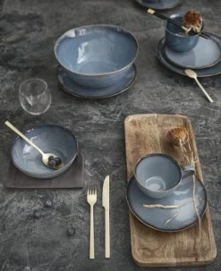 Maisons Du Monde Bols, Tasses Et Mugs Mug En Faïence Bleue - Lot De 2 -Bols, tasses et mugs Soldes Magasin mug en faience bleue 1000 4 7 182006 2