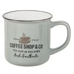 Maisons Du Monde Bols, Tasses Et Mugs Mug En Faïence Bleue Imprimée - Lot De 2 -Bols, tasses et mugs Soldes Magasin mug en faience bleue imprimee 1000 2 28 174524 2