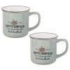 Maisons Du Monde Bols, Tasses Et Mugs Mug En Faïence Bleue Imprimée - Lot De 2 -Bols, tasses et mugs Soldes Magasin mug en faience bleue imprimee 1000 2 28 174524 6