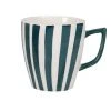 Maisons Du Monde Bols, Tasses Et Mugs Mug En Grès à Rayures Bleues Et Blanches - Lot De 2 -Bols, tasses et mugs Soldes Magasin mug en gres a rayures bleues et blanches 1000 2 21 228924 1
