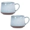 Maisons Du Monde Bols, Tasses Et Mugs Mug En Grès Gris - Lot De 2 -Bols, tasses et mugs Soldes Magasin mug en gres gris 1000 6 35 212251 3