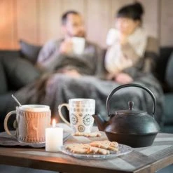 Maisons Du Monde Décorations De Noël Mug En Grès Noir/blanc - Lot De 2 -Bols, tasses et mugs Soldes Magasin mug en gres noir blanc 1000 2 39 154158 5